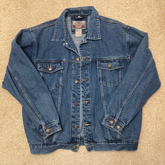 Vintage Other - Vintage US Blues Denim Jacket, Jean Jacket, Blue, Button Up, Men’s, Size Large